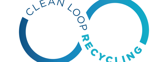 Logotipo del reciclaje de circuito limpio