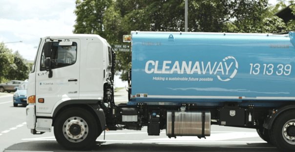 Imagen del camión Cleanaway