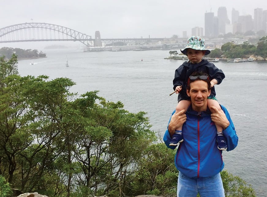 retrato de un padre y su hijo