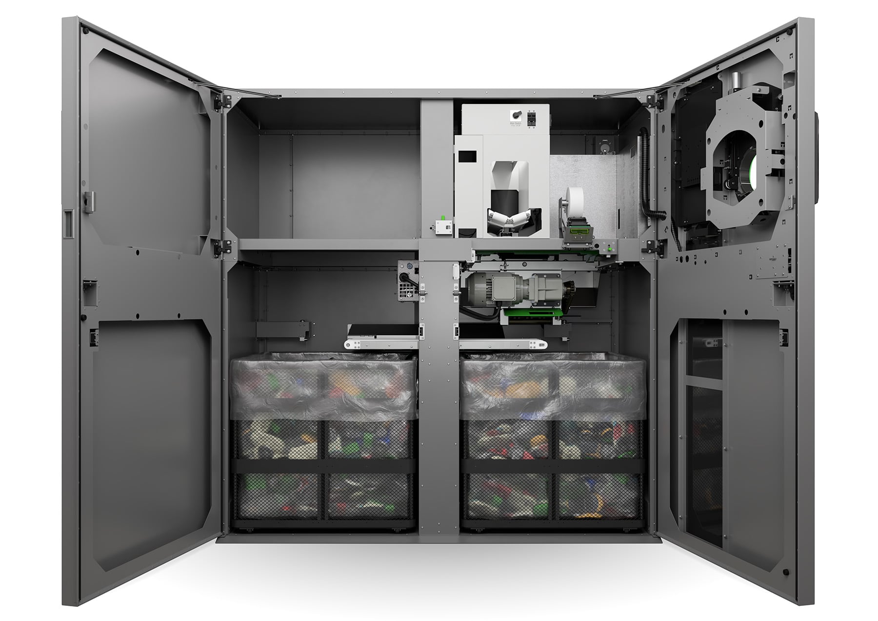 Image of TOMRA B9 with open doors