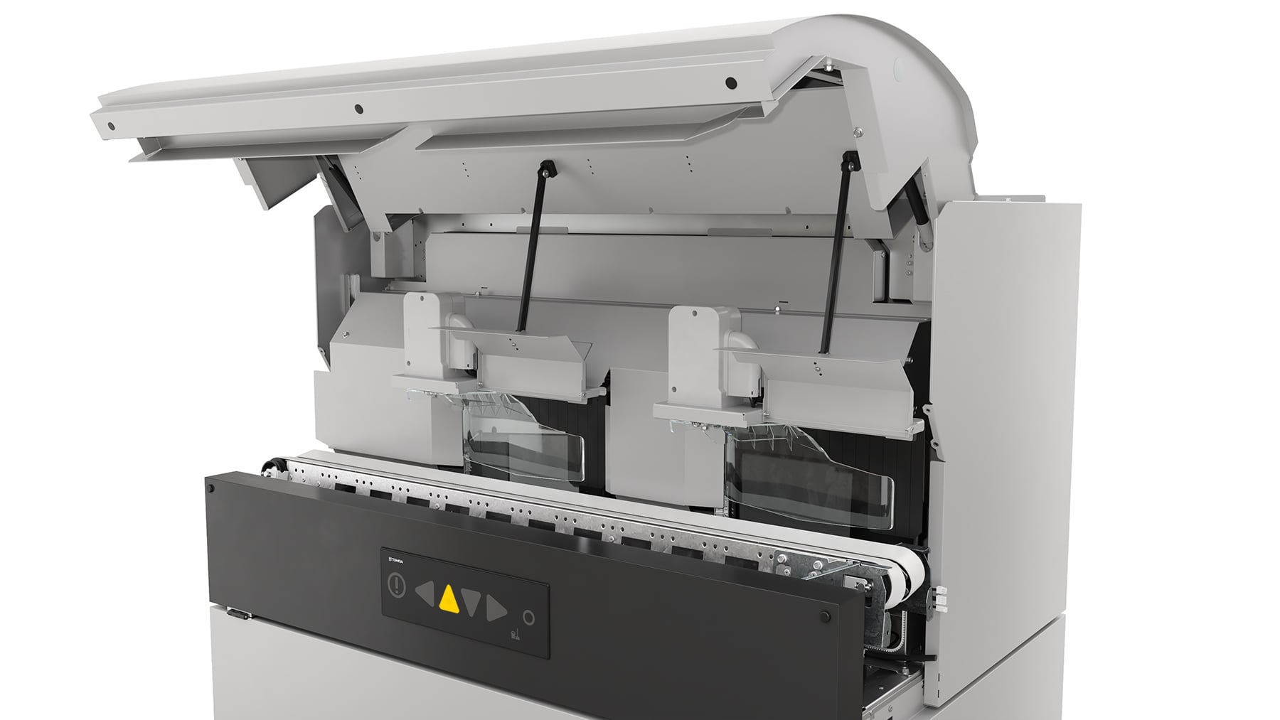 EasyPac wide cabinet with upper door open