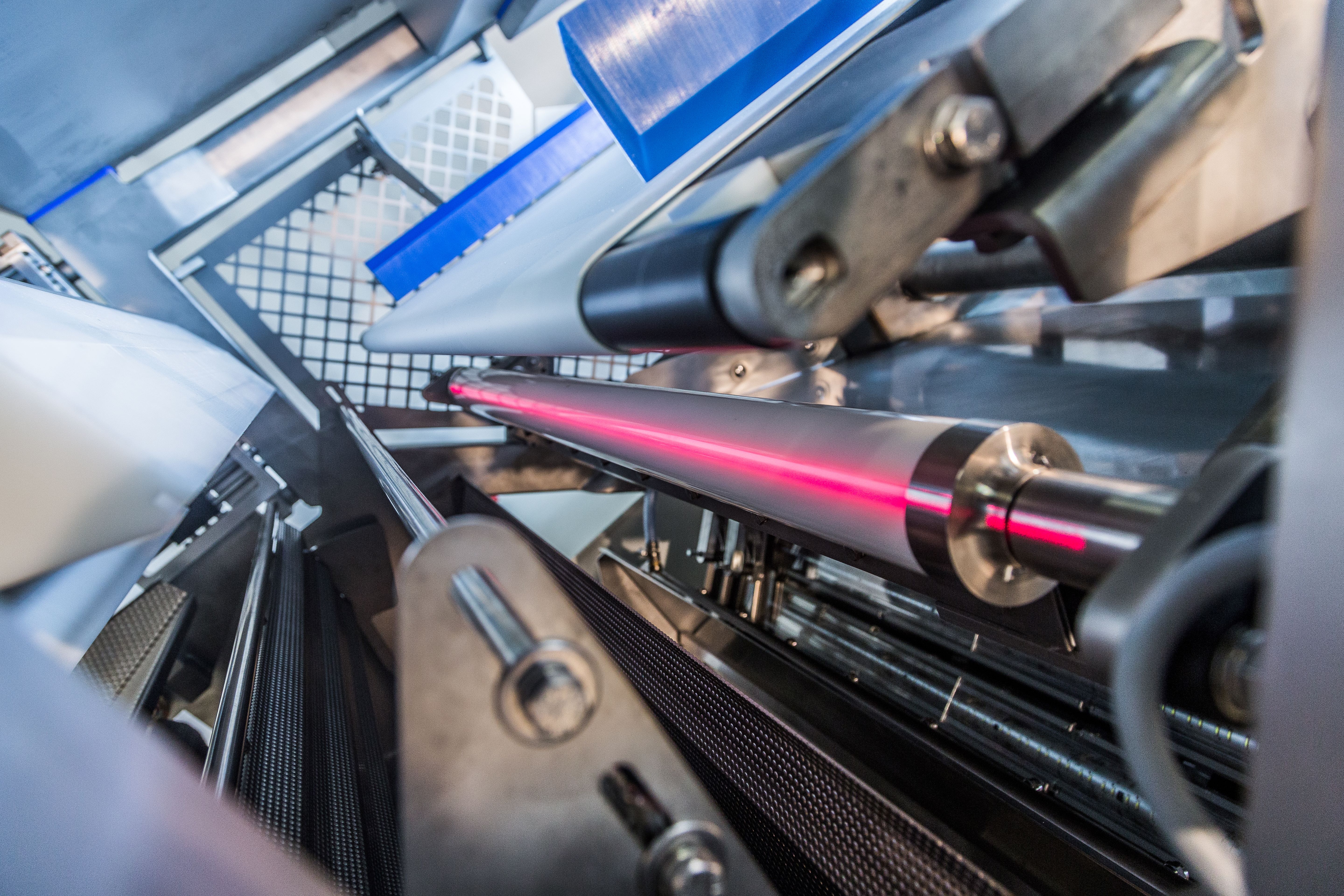 TOMRA 5B 内のレーザー部品の画像