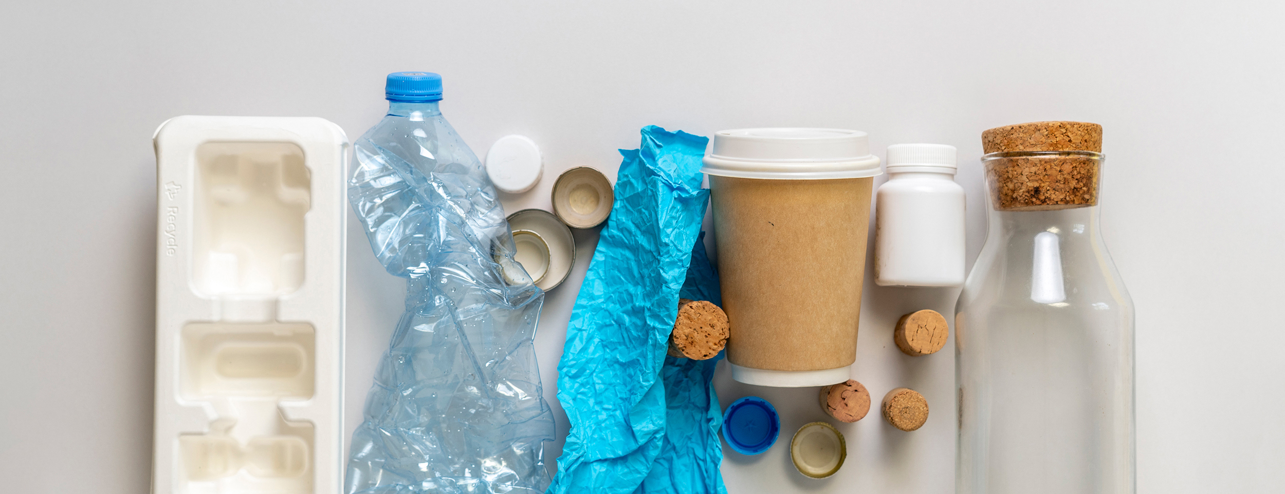 various types of plastic packaging