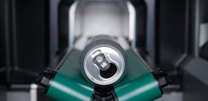 Can in reverse vending machine