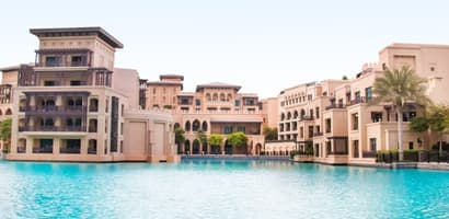View of a pool in a hotel