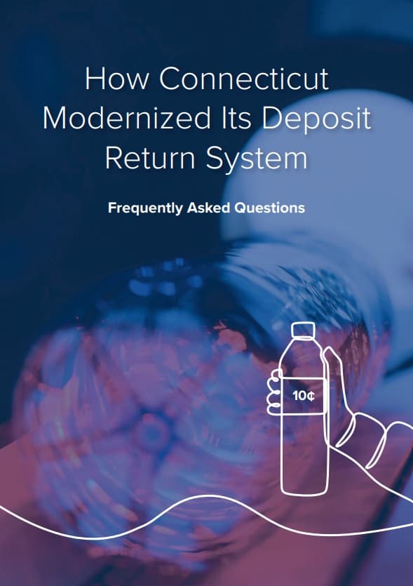 Cover for Connecticut deposit return scheme FAQ