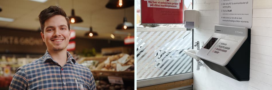 TOMRA R2 på ICA Supermarket Böleäng