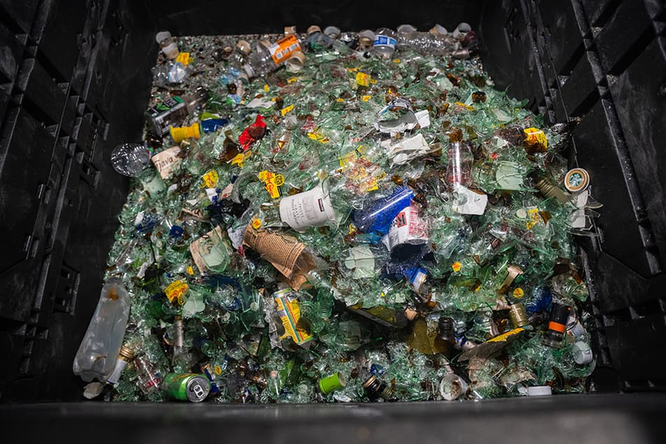 Shredded empties