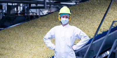 TOMRA frozen French Fries sorting