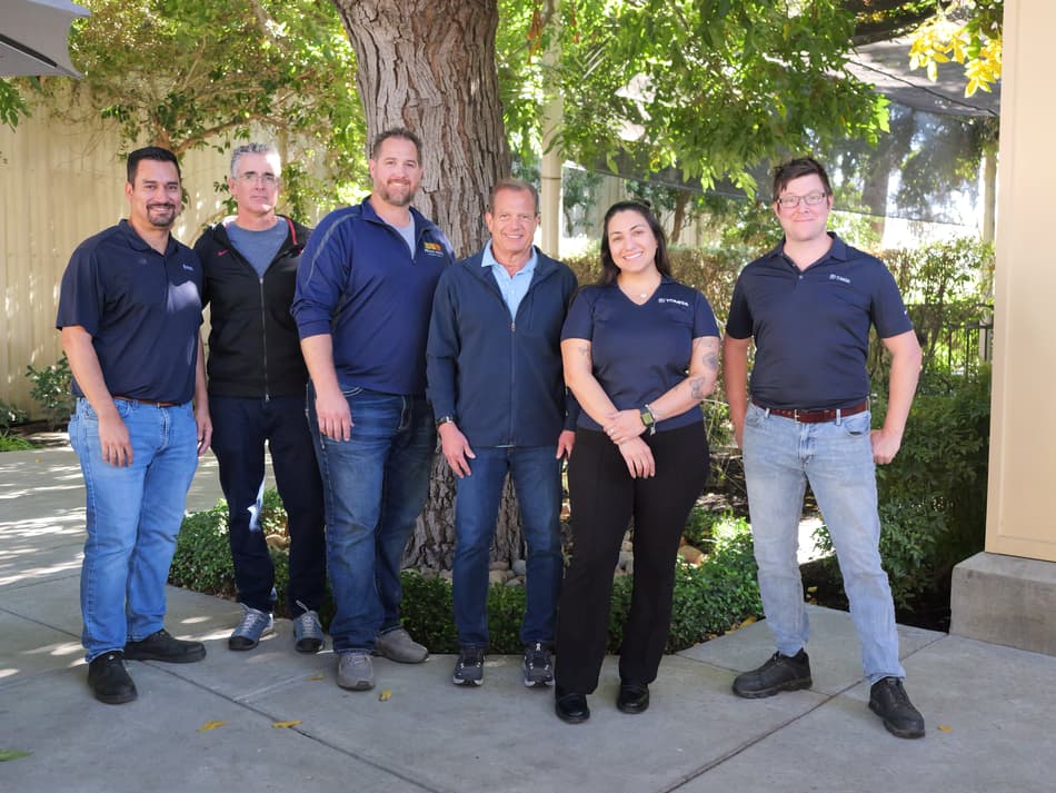 A group of Prima Nocce leaders with TOMRA Food employees