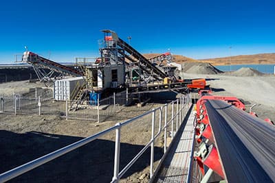 TOMRA Mining-Anlage in der Letseng-Mine
