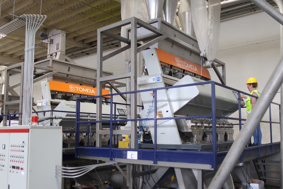 INNOSORT FLAKEs at Greenpath recycling facility