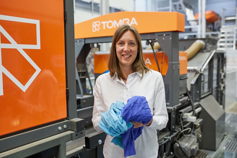 Louisa Hoyes, Segment Managerin für Textilien bei TOMRA Recycling