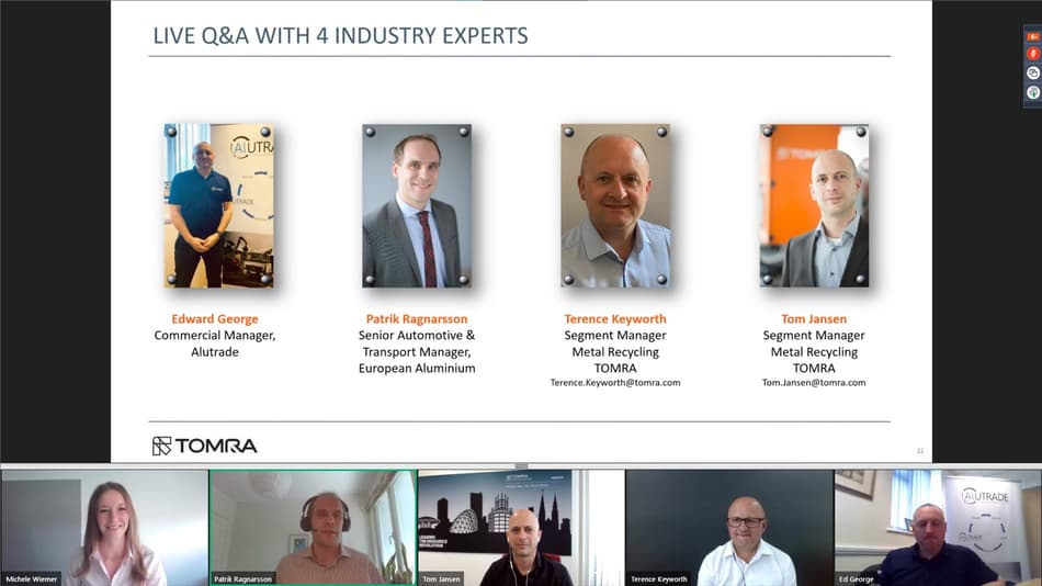 aluminum webinar tomra recycling