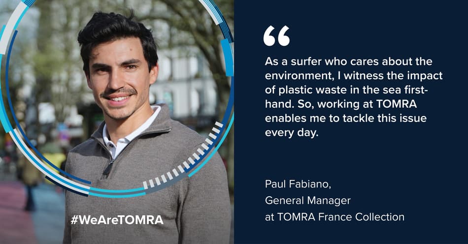 TOMRA Collection France’s General Manager Paul Fabiano