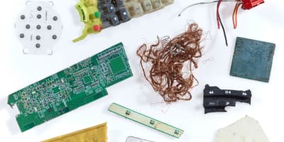 Elektro-/Elektronikschrott Metallrecycling 