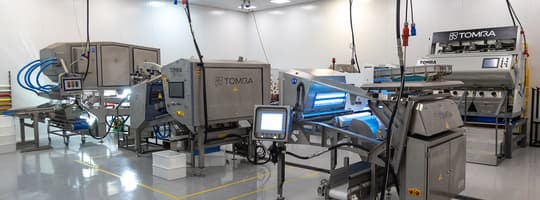 TOMRA Food test and demonstration centre in Santiago, Chile