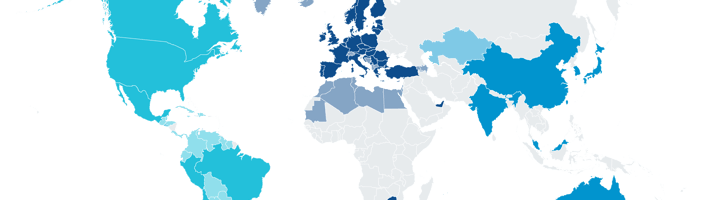 Die globale Präsenz der TOMRA-Gruppe