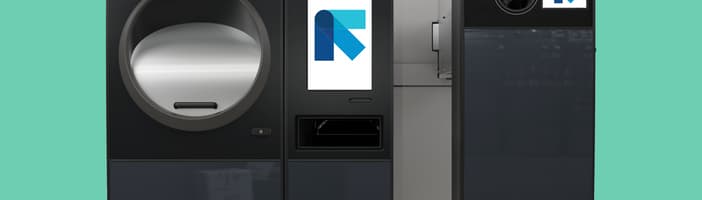 TOMRA R1 reverse vending machine front