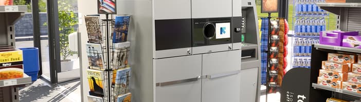  TOMRA T70 Dual reverse vending machine In store