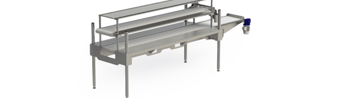 TOMRA 3 tier packing table