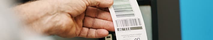 voucher coming out from the machine