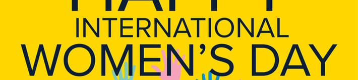Banner del Día Internacional de la Mujer