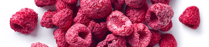 Freeze dried raspberries