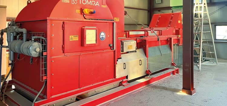 TOMRA COM Tertiary XRT installation