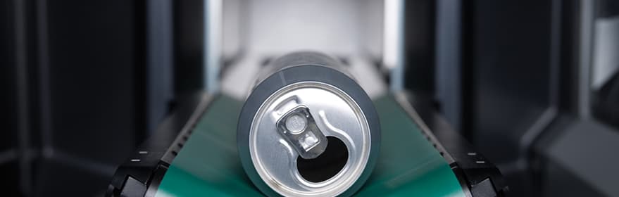 Image of can moving through reverse vending machine