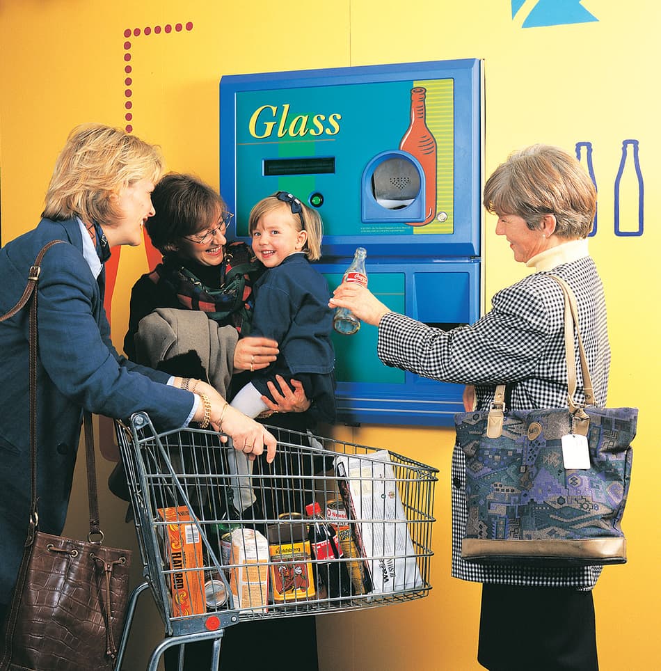 TOMRA Reverse vending machine from 1990s