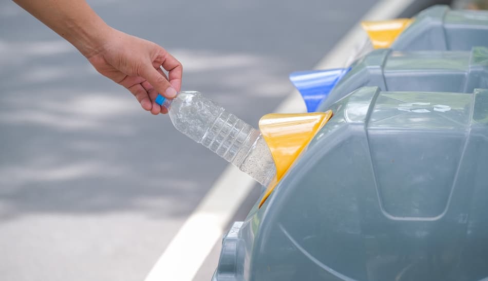 Empty bottle Collection point for school fundraising through deposit return scheme