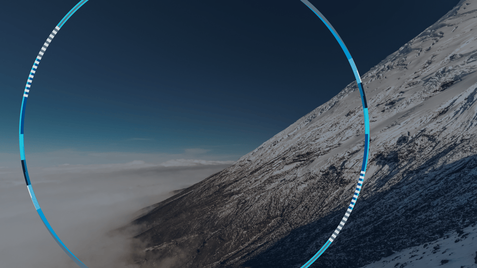 Mountain background with Orbit