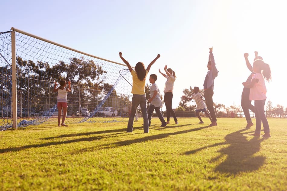 Image of children playing sport
