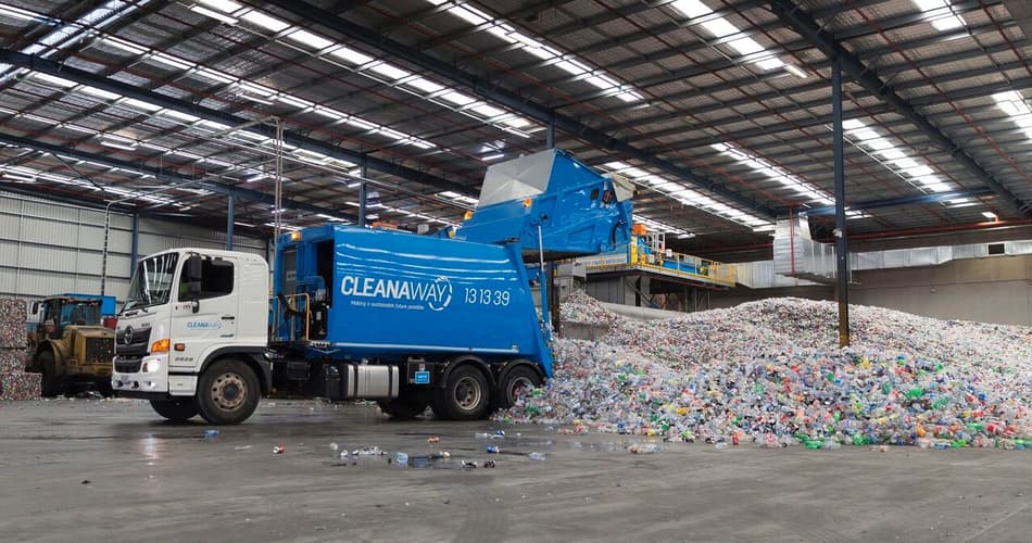 Foto des Cleanaway-LKW