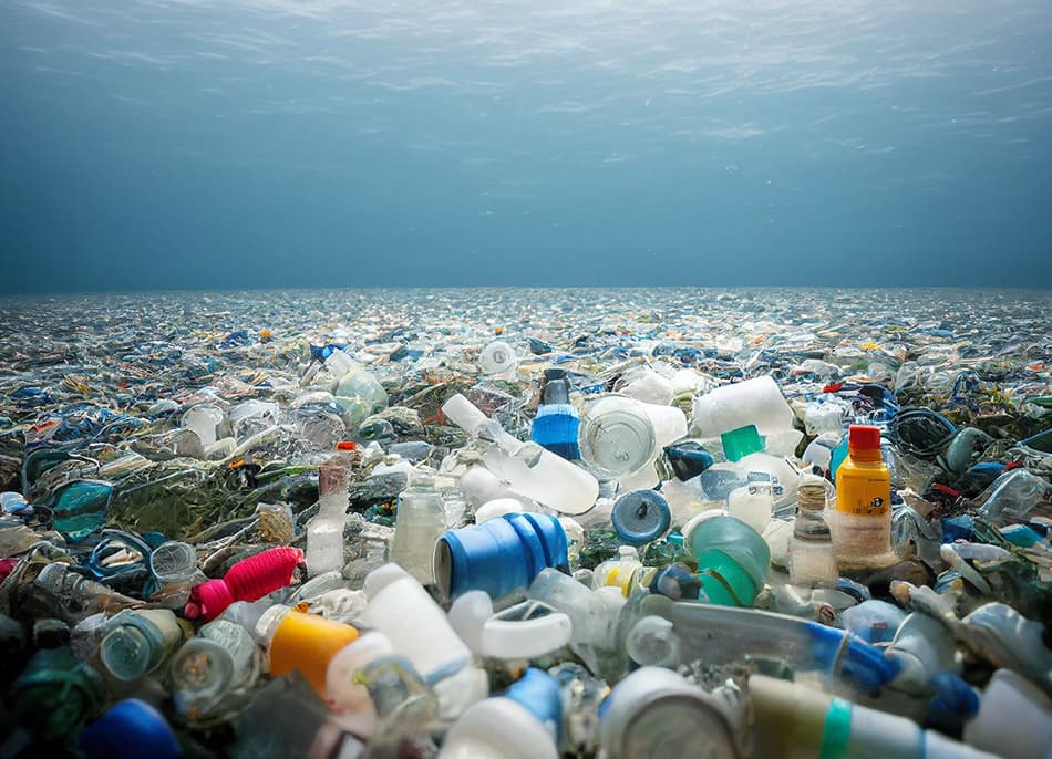 Residuos de plástico cubren el fondo del océano