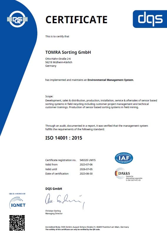 ISO 14001 belgelendirmesi