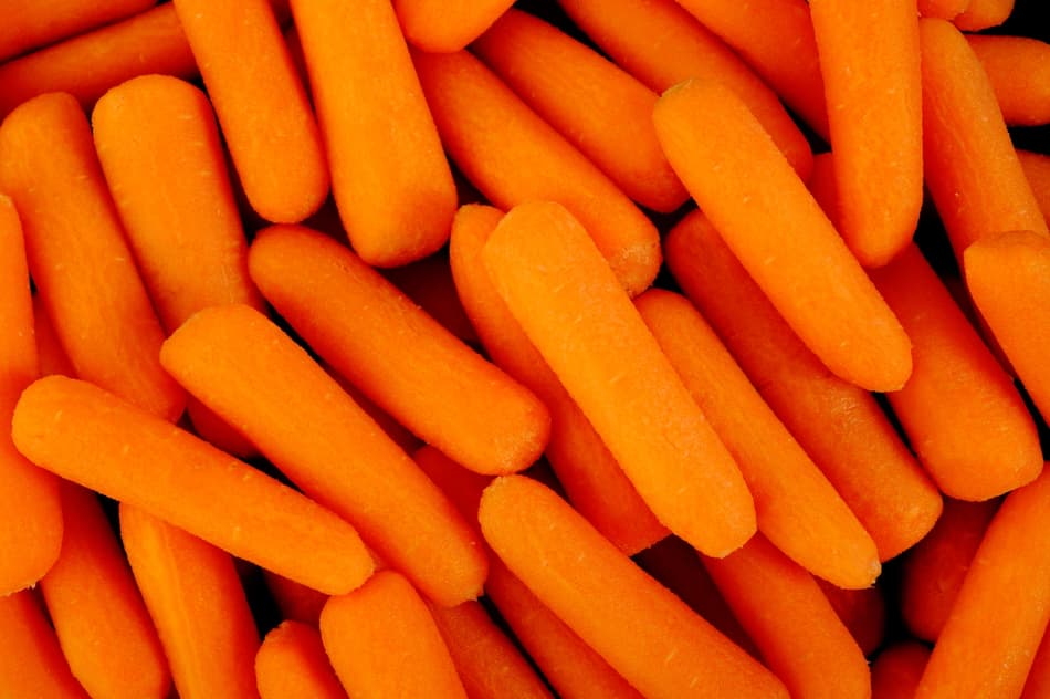 peeled carrots