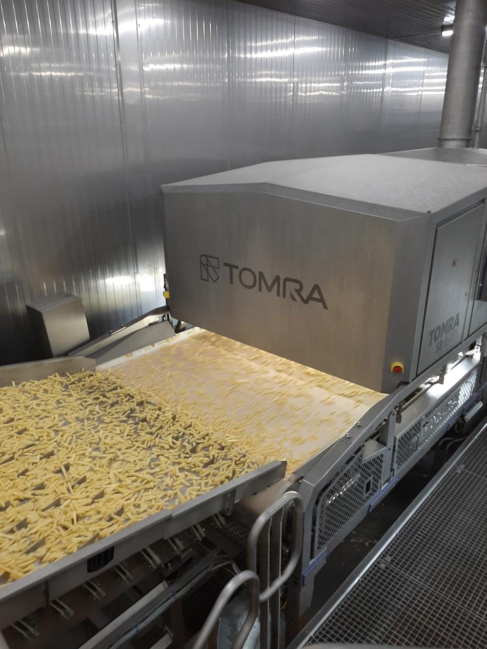 French Fries on a TOMRA 5B sorting machine