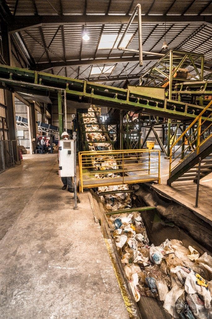 MSW sorting in Chania, Greece