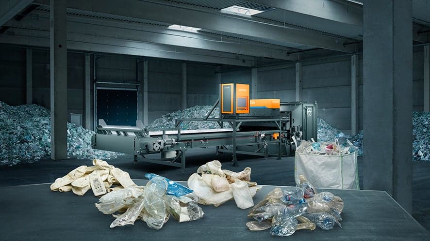 Autosort Abfallrecycling Zusammenstellung
